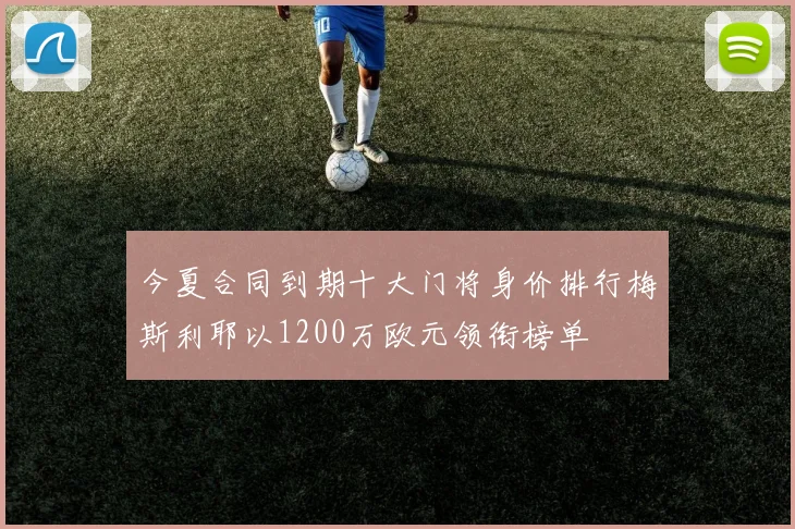 今夏合同到期十大门将身价排行梅斯利耶以1200万欧元领衔榜单